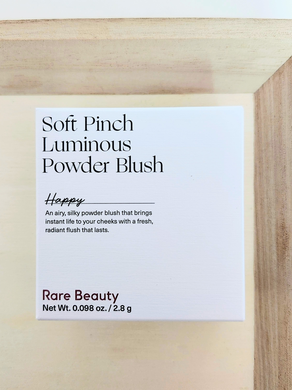 Rare Beauty Soft Pinch Luminous Powder Blush - Happy (Soft Cool Pink)